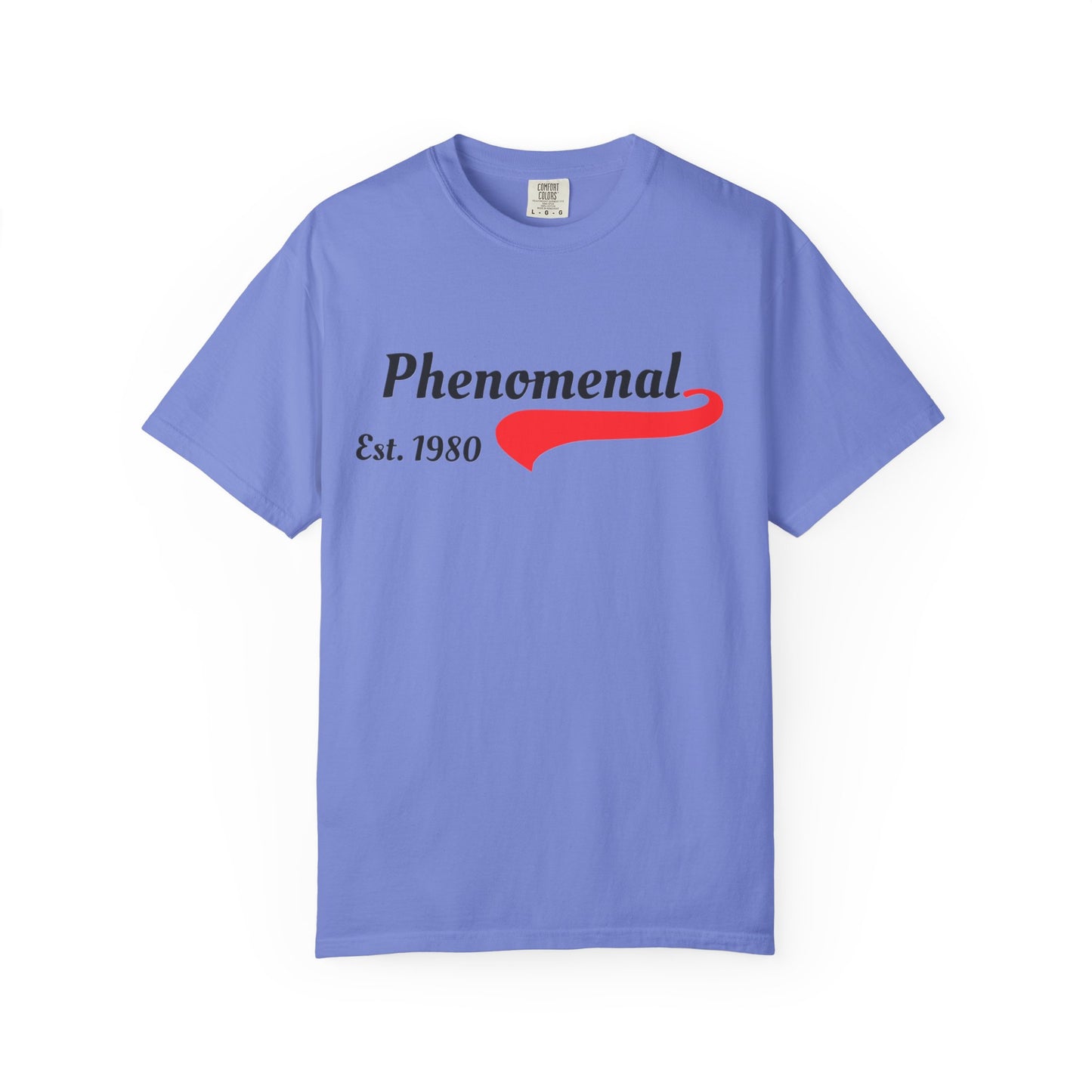 Phenomenal Est. 1980 Unisex Garment-Dyed T-Shirt | Retro Style Tee, Casual Wear, Gift for Him/Her, Trendy Graphic Shirt