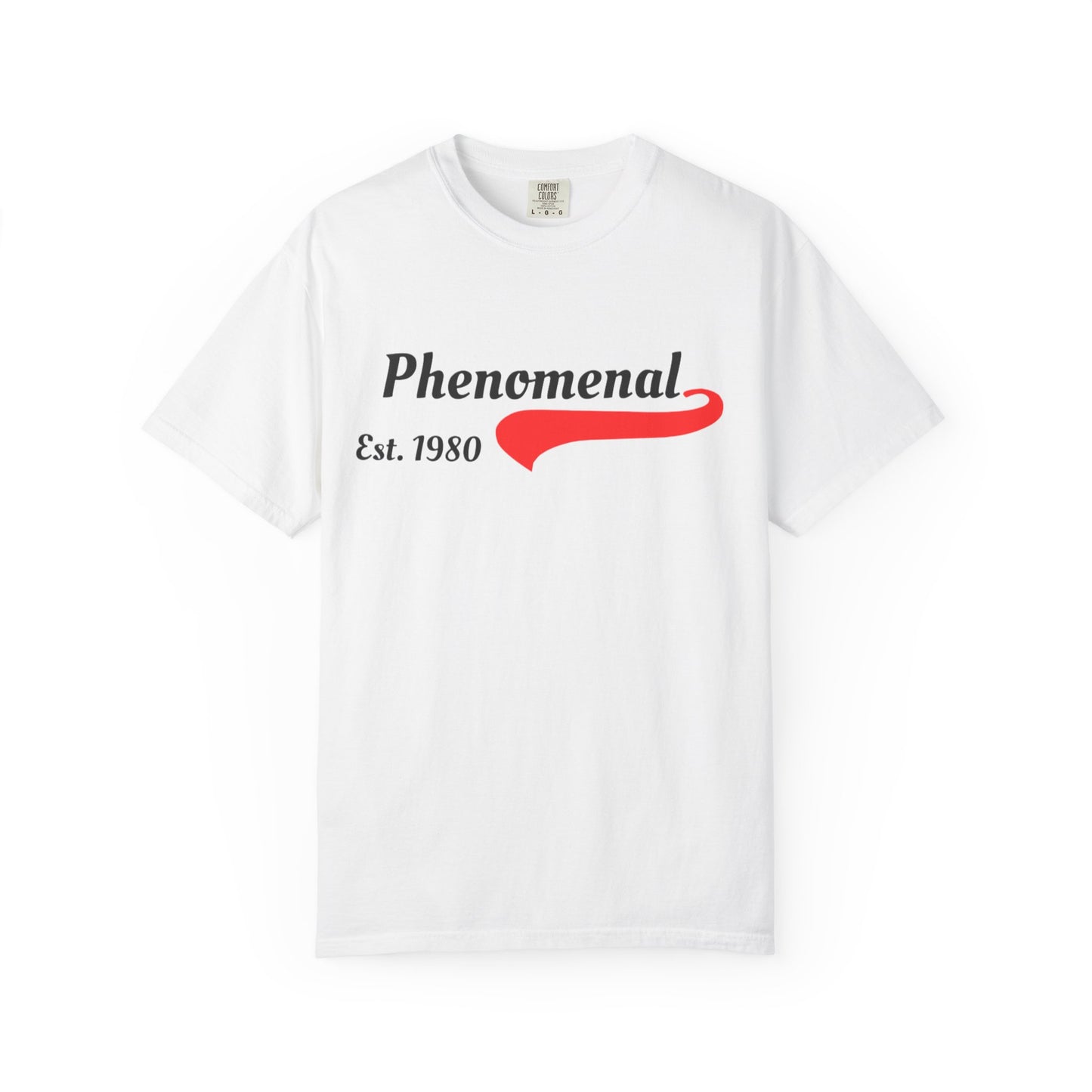 Phenomenal Est. 1980 Unisex Garment-Dyed T-Shirt | Retro Style Tee, Casual Wear, Gift for Him/Her, Trendy Graphic Shirt