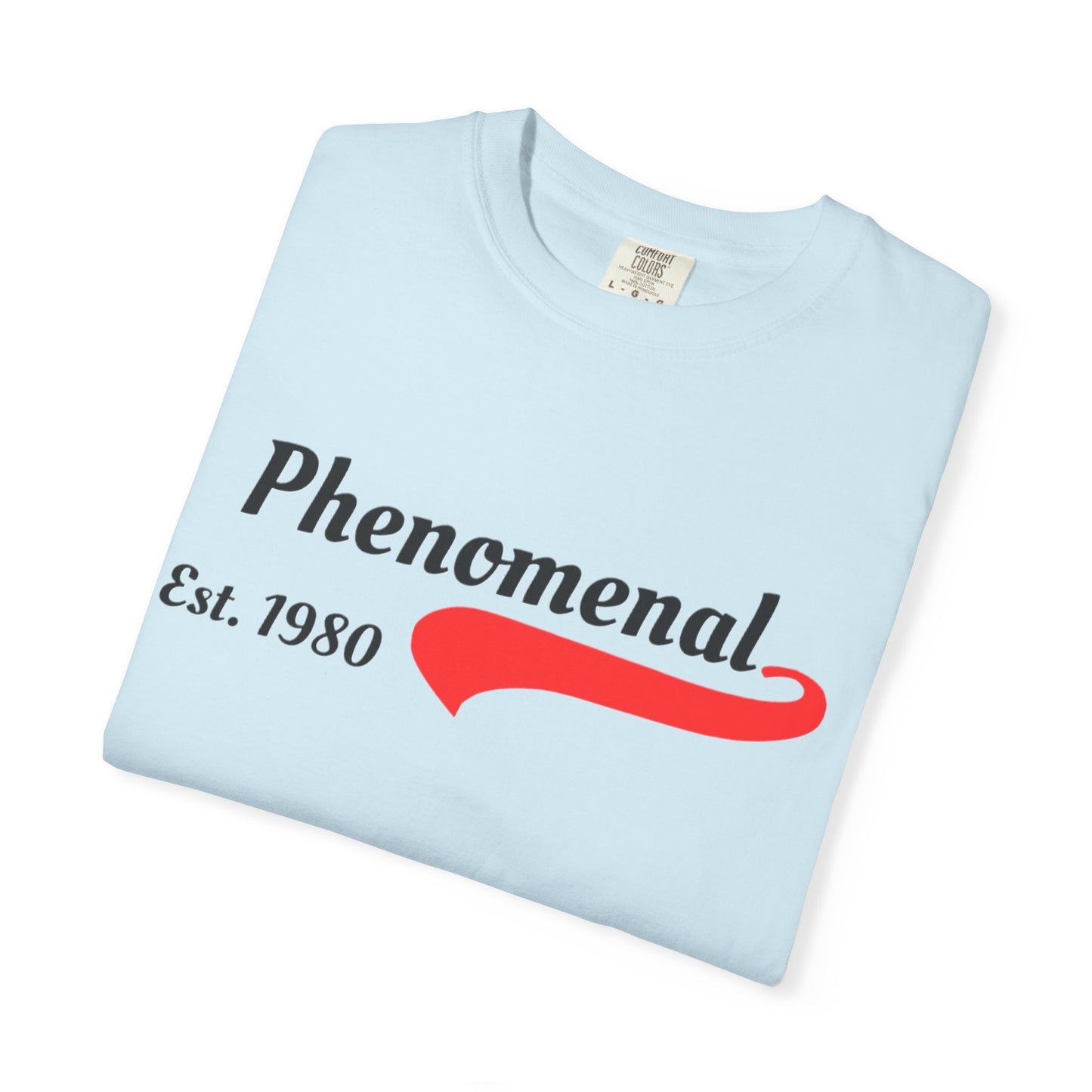 Phenomenal Est. 1980 Unisex Garment-Dyed T-Shirt | Retro Style Tee, Casual Wear, Gift for Him/Her, Trendy Graphic Shirt