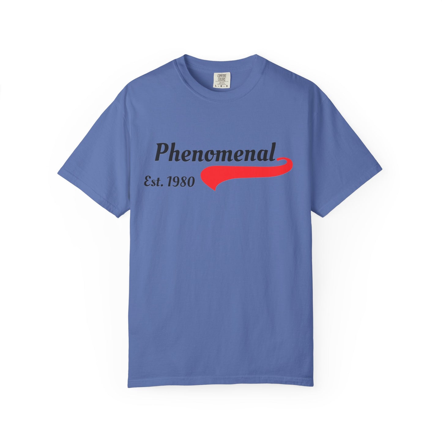 Phenomenal Est. 1980 Unisex Garment-Dyed T-Shirt | Retro Style Tee, Casual Wear, Gift for Him/Her, Trendy Graphic Shirt