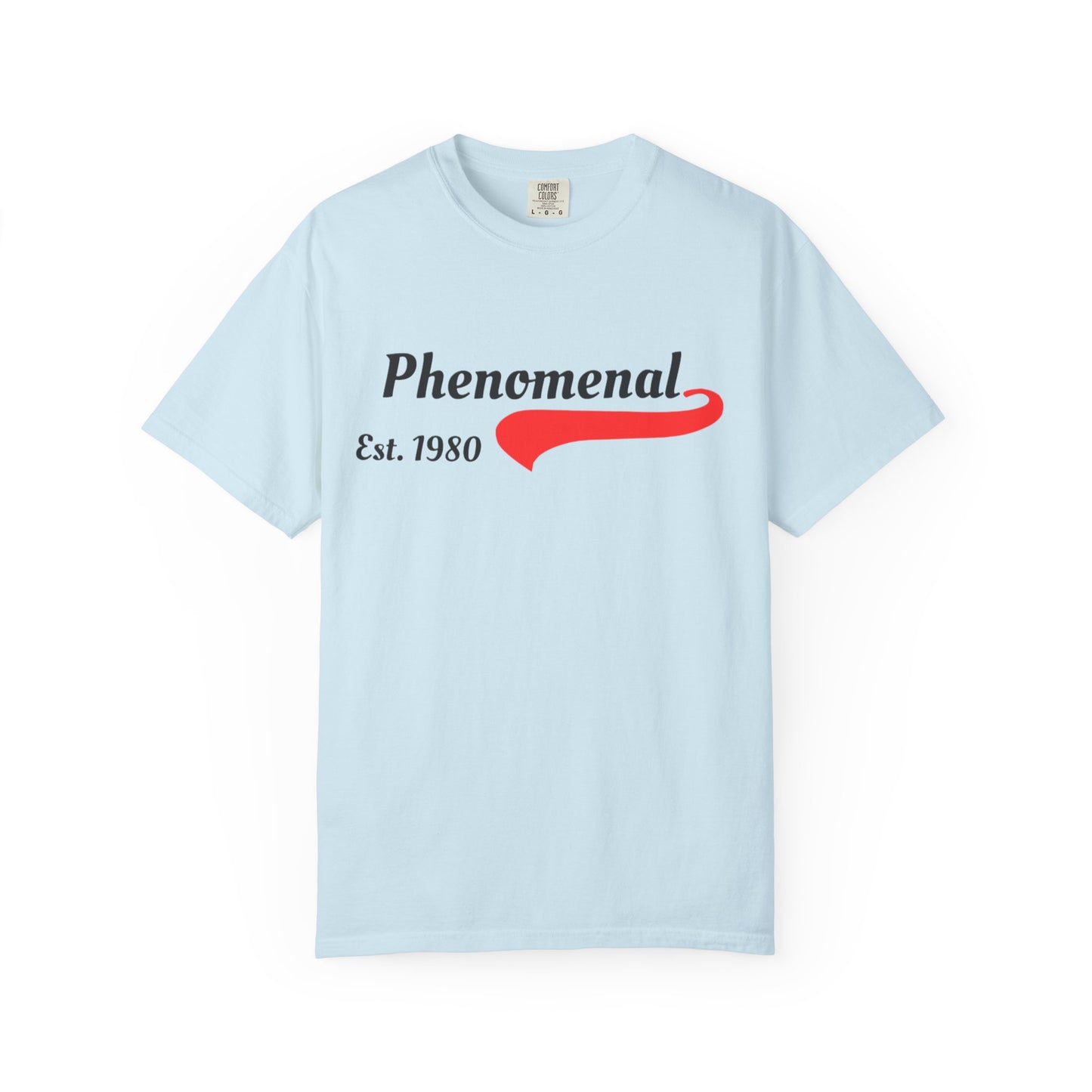 Phenomenal Est. 1980 Unisex Garment-Dyed T-Shirt | Retro Style Tee, Casual Wear, Gift for Him/Her, Trendy Graphic Shirt