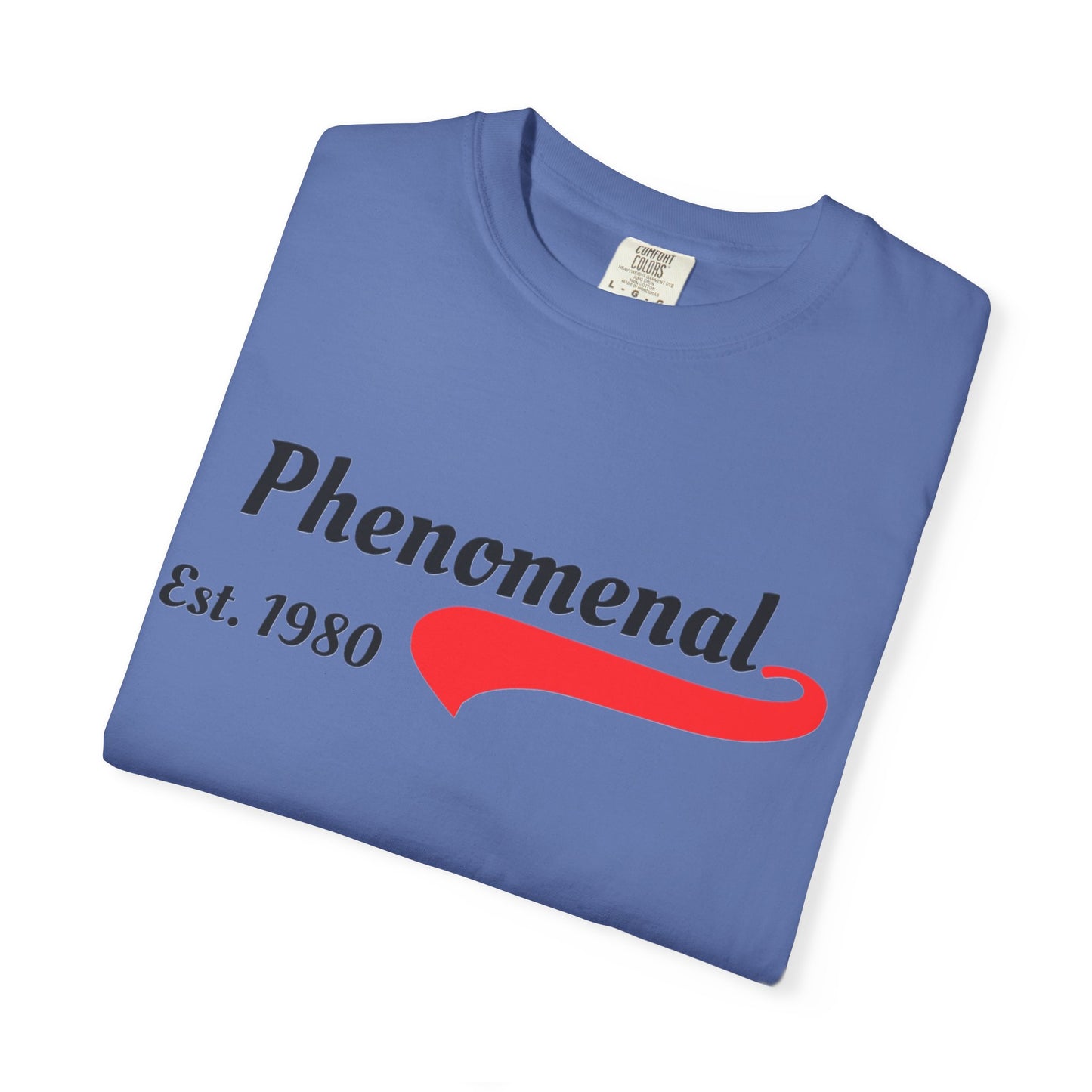 Phenomenal Est. 1980 Unisex Garment-Dyed T-Shirt | Retro Style Tee, Casual Wear, Gift for Him/Her, Trendy Graphic Shirt