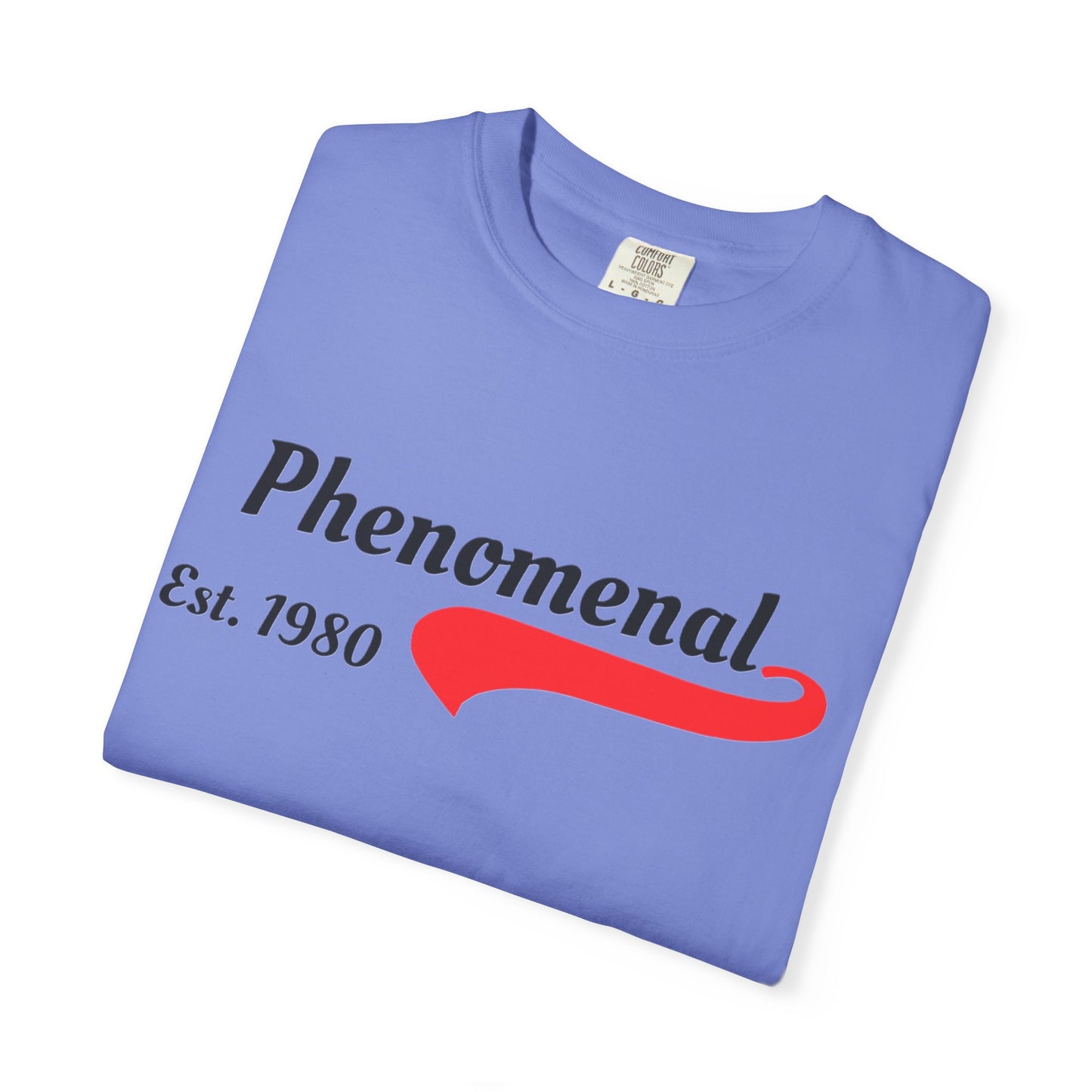 Phenomenal Est. 1980 Unisex Garment-Dyed T-Shirt | Retro Style Tee, Casual Wear, Gift for Him/Her, Trendy Graphic Shirt